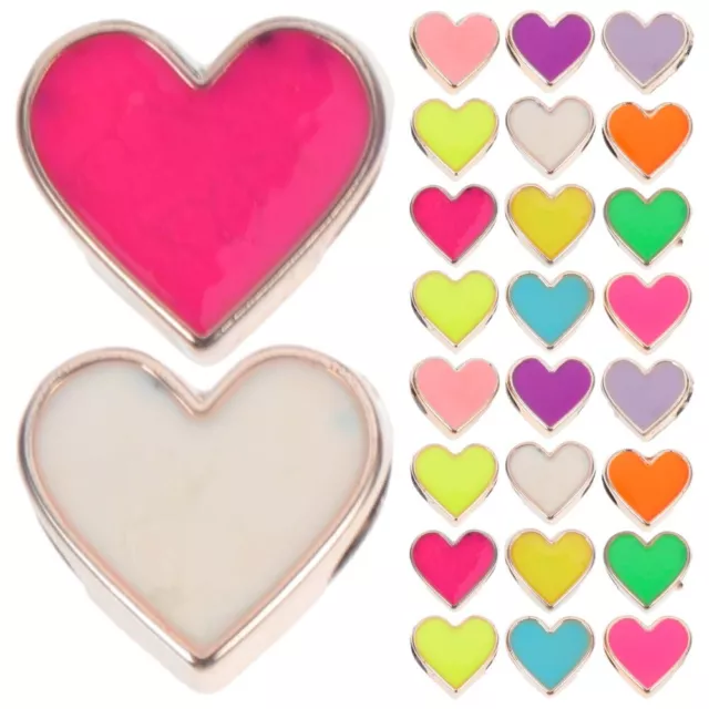 50 Pcs Peach Heart Big Hole Beads Gpmsign Bracelet Kit Charm Necklace
