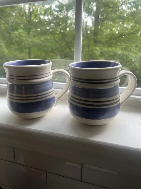Pfaltzgraff Rio Coffee Mugs Hand Painted Set Of 2 Pfaltzgraff Rio Coffee Mugs Hand Painted Set Of 2
