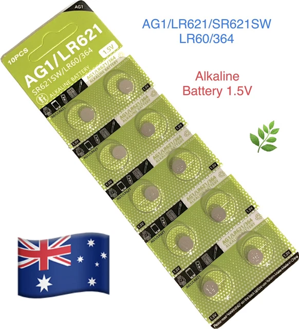 3 X Maxell 364 Uhrenbatterien 1,55 V SR621SW SR621 AG1 LR621 - Foto 8