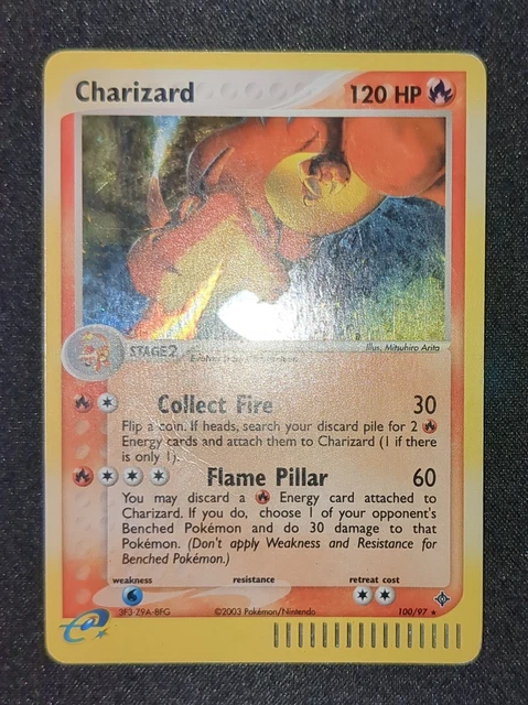 Pokemon EX DRAGON - #100/97 Charizard - ENG - Holo - No Goldstar