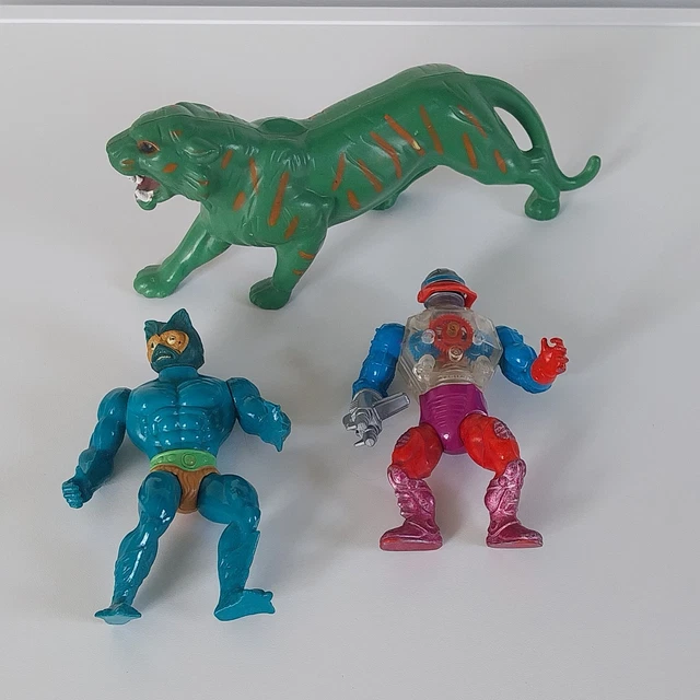 Lot Maîtres De L'Univers Mattel – 2 Figurines + Cheval (incomplet) – Occasion, état Correct