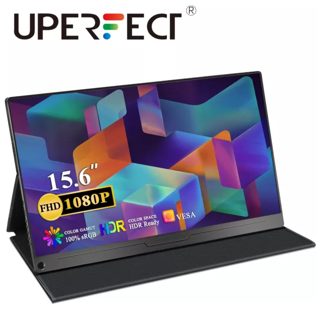 UPERFECT 15.6'' Moniteur portable à écran tactile 1080P HDR