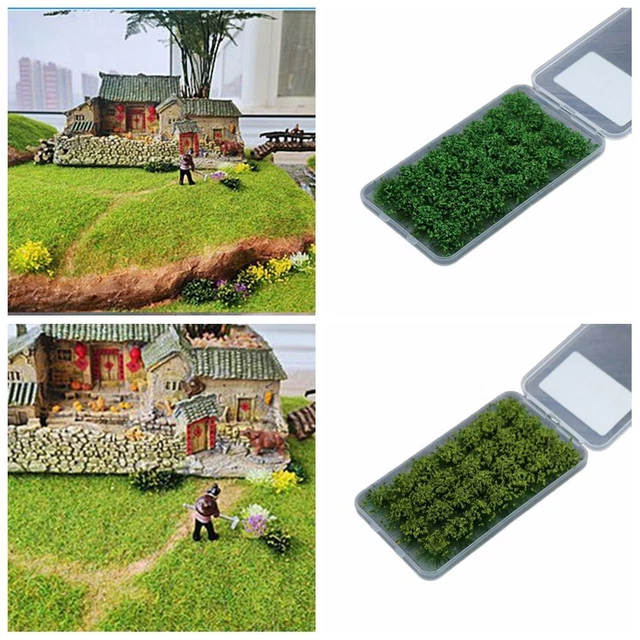 SAND TABLE LAYOUT DIY Simulation Model Scene Model Shrub Scene Grass ...