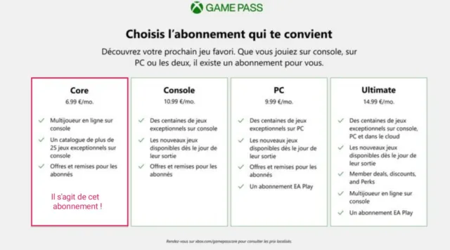 Xbox Game Pass Core 3 mois [France] (Anciennement Xbox Live Gold) 2