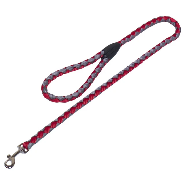 Nobby Hunde Leine Corda rot/grau, diverse Größen, NEU