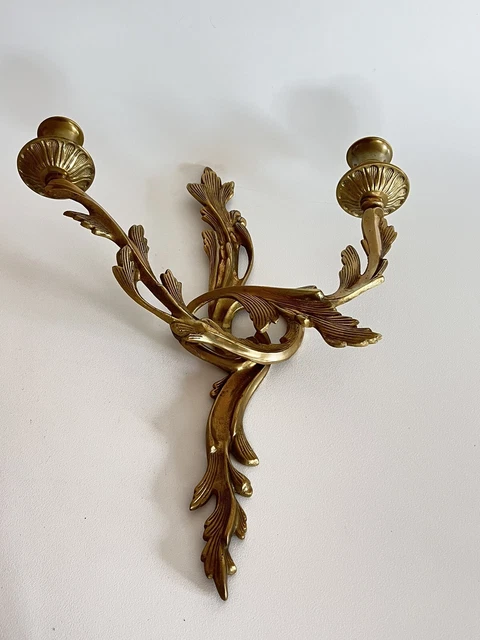 Single Rococo Art Arm Antique French Wall Light/Sconces candle Holder Made/India