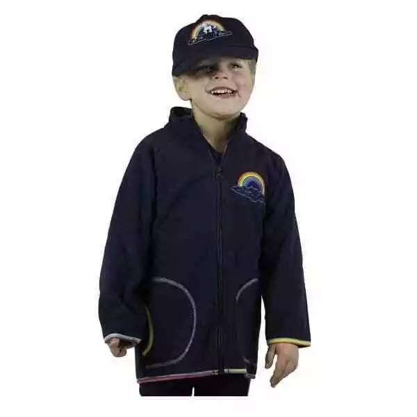 Children's Cameo Rainbow Junior Riders Fleece - Navy