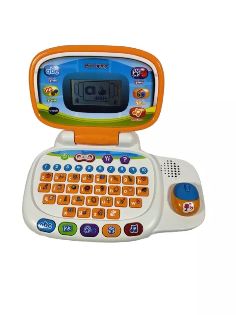 VTECH My Laptop Orange Tote And Go Preschool Educational Computer