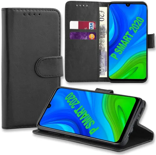 Case For Huawei P Smart 2020 Luxury Leather Flip Wallet Stand Cover New
