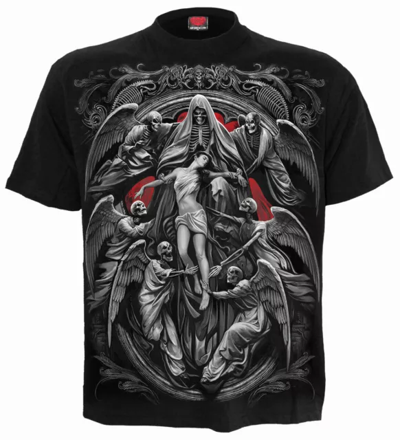 Spiral Direct REAPER'S DOOR T-Shirt/Biker/Goth/Skull/Horror/Angel/Reaper/Top/Tee