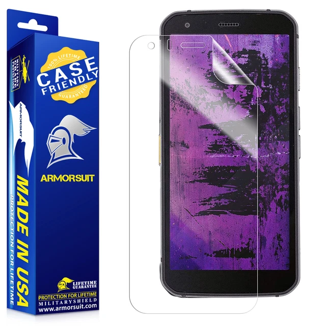 Upscreen Pellicola Protettiva Hybrid Glass Per CATERPILLAR Cat S62 Pro - Durezza 9H, Anti-impronta, Made In Germany