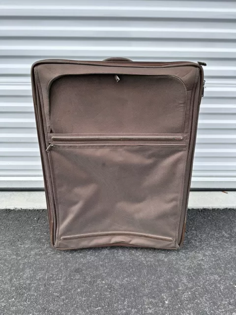 TUMi Large Roll Around Luggage Suitcase Brown Tan