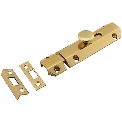 Carlisle Brass French Door/Flat Section Bolt 100/150/202 x 36mm Polished Brass