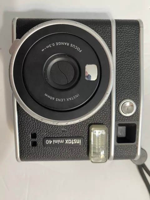 Fujifilm Instax Mini 40 Instant Camera - Black ( No Film ) has some scratches