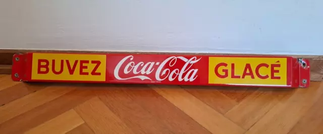 Altes original Coca-Cola Emailschild, Türschild, Canada 1959, 50's, enamel sign