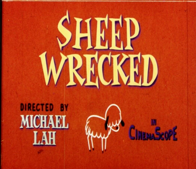 DROOPY DOG CINEMASCOPE CARTOON * SHEEP WRECKED 35mm IB TECH * 1958 READ B4 BIDNG