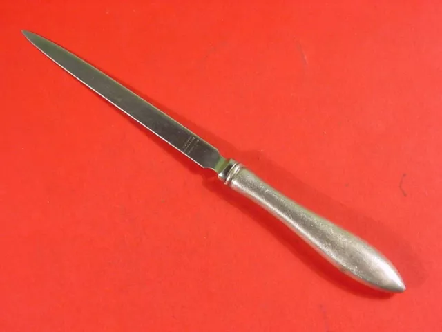 Gorham letter opener with sterling silver handle and stainless steel blade 7.5"