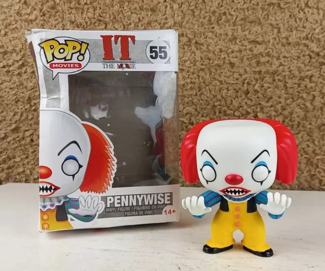 Funko POP Movies IT: The Movie PENNYWISE #55 Vinyl 4" Figure (Damaged Box)