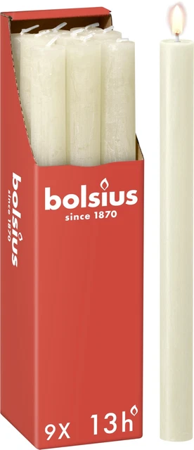 Bougies De Ménage Spaas - Lot De 14 Cierges Ivoire 21x220mm ±8h Sans Parfum
