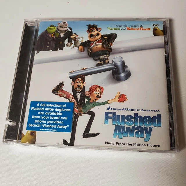 NEW FLUSHED AWAY CD Soundtrack DreamWorks Aardman Music From The Motion