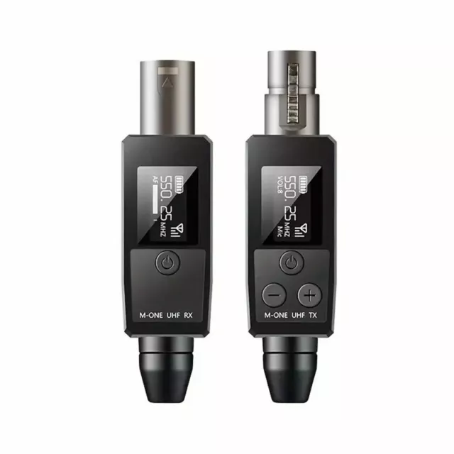 Convertisseur de Microphone Sans Fil UHF ÉMetteur-RéCepteur XLR pour Microp5108