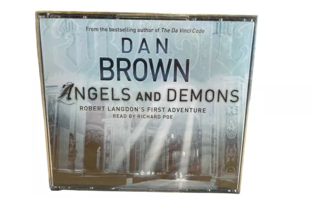 Angels and Demons Audio by Dan Brown Audio 6 CD 2004 Brand New