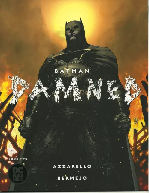 Dc Comics Black Label Batman Damned #2! Nm! Jim Lee Variant Cover!