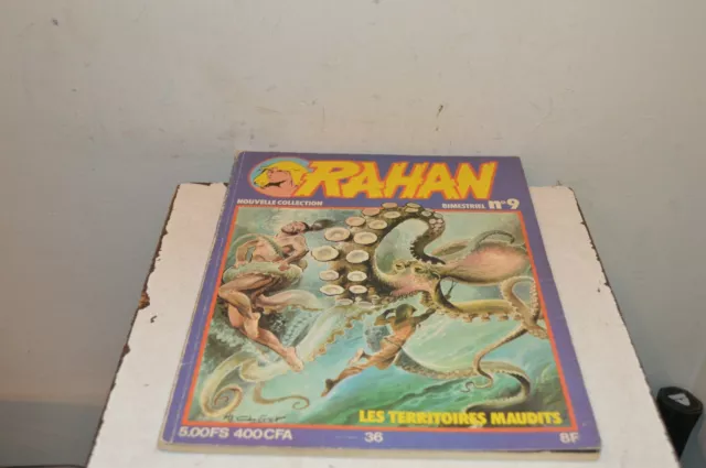 LIVRE REVUE RAHAN NOUVELLE COLLECTION n°9  LES TERRITOIRES MAUDITS VAILLANT 1979