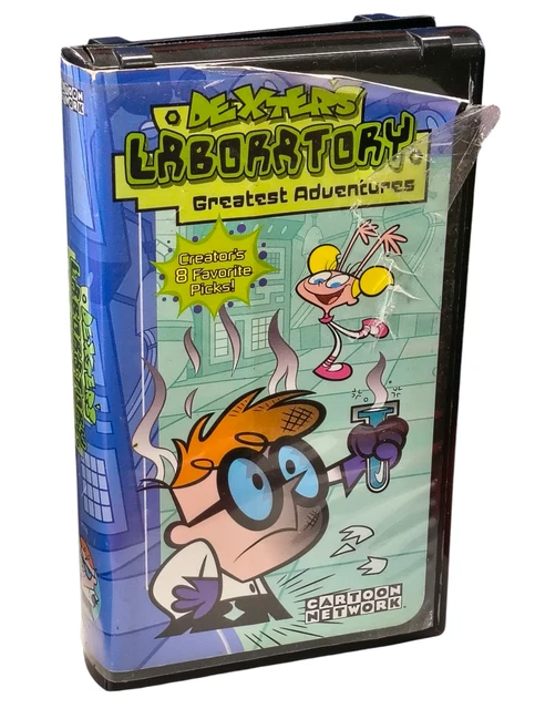 Lab Show Cartoon Network 2001 CARTOON NETWORK Dexters Laboratory Greatest Adventures VHS Tape ...