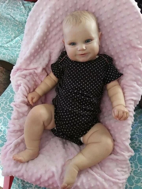 20" Realistic Reborn Baby Dolls Soft Vinyl Silicone Look Real Newborn Girl Doll