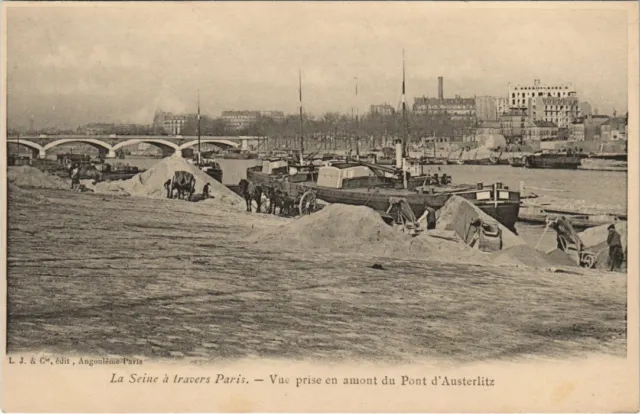 CPA La Seine a travers PARIS - Vue prise en amont du Pont d'Austerlitz (143299)