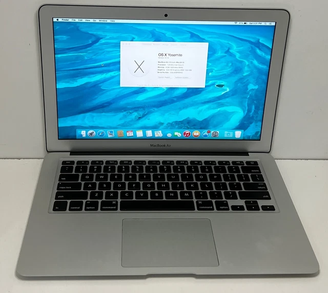 Apple MacBook Air 13" 2012 Core i5 1.8GHz 4GB Ram 256GB SSD [NL152]