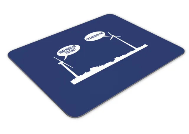 I'm A Big Metal Fan Funny Mousemat Office Rectangle Mouse Mat Funny