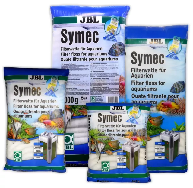 JBL SYMEC EXTERNAL FISH TANK FINE FILTER WOOL FLOSS PAD 100g,250g,500g,1000g