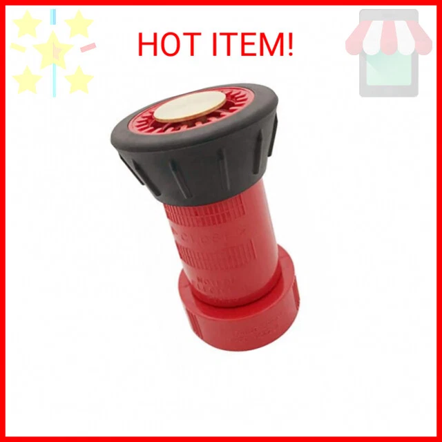 RosyOcean Fire Hose Nozzle 1-1/2 Inch NST/NH Thermoplastic Fire Equipment Indust