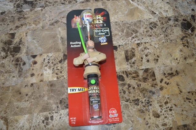 Star Wars Episodio 1 Fai Girare Pop Candy Qui Gon Jinn Duello Azione '99