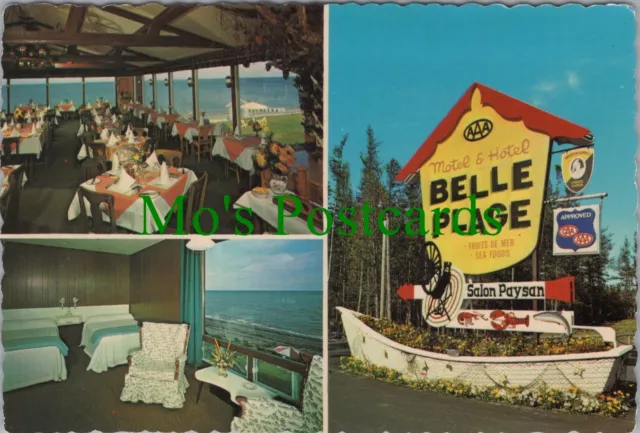 Canada Postcard - Matane, Motel & Hotel Belle Plage, Quebec  RR20026
