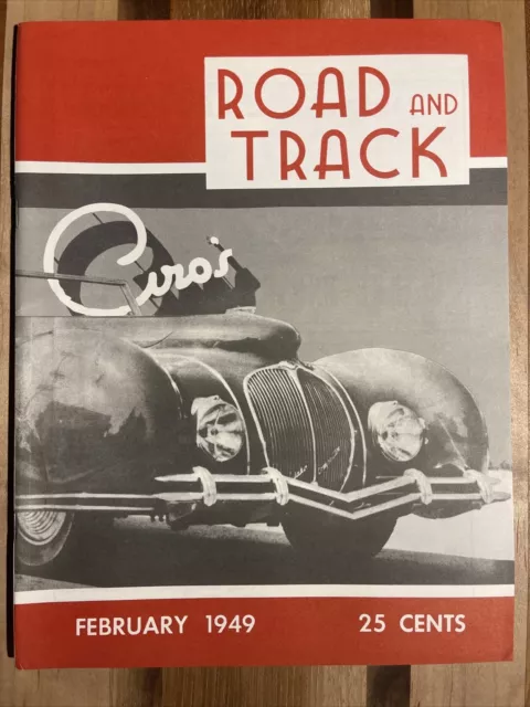 Reprint of 1949 Road & Track Magazine, Pikes Peak Hill Climb Article