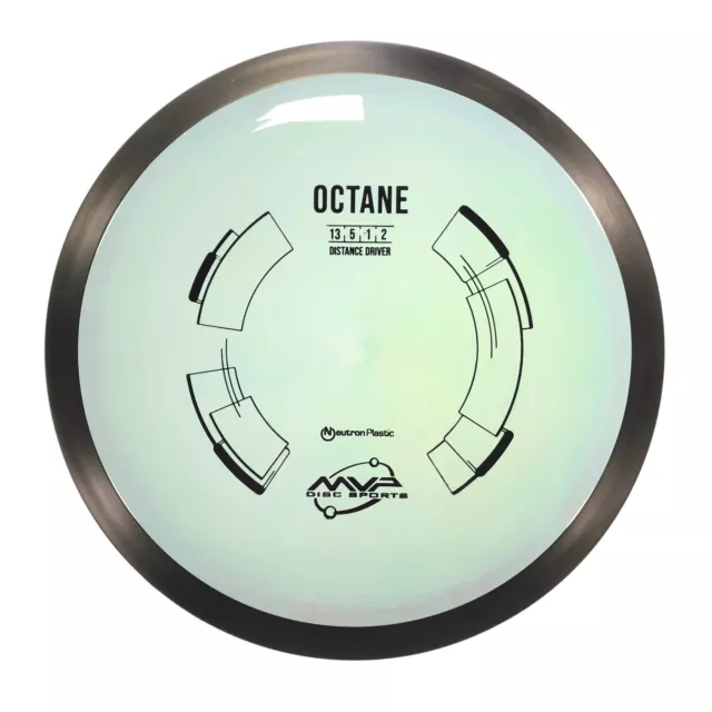 DISC GOLF MVP NEUTRON OCTANE STABLE HIGH SPEED DISTANCE DRIVER 171g GREY/GREEN