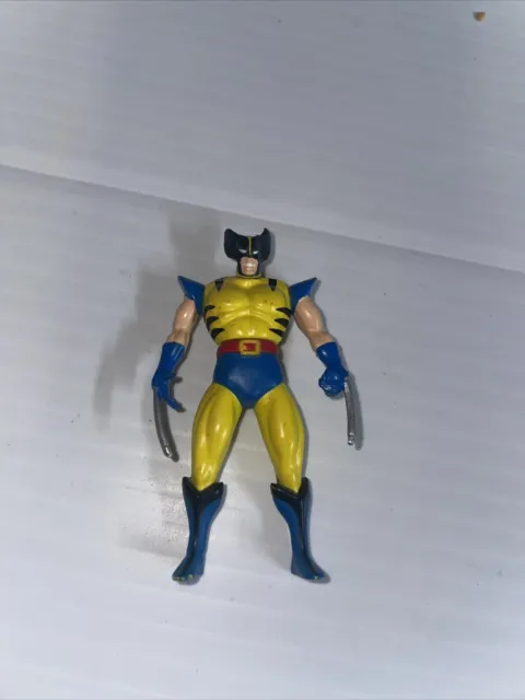 ToyBiz Marvel Gold Wolverine X-Men Steel Mutants Die Cast 2.5" Figure 1994