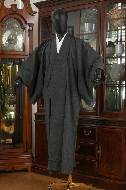 Dear Vanilla Japanese Kimono Men's Robe Gown Authentic Japan Vintage