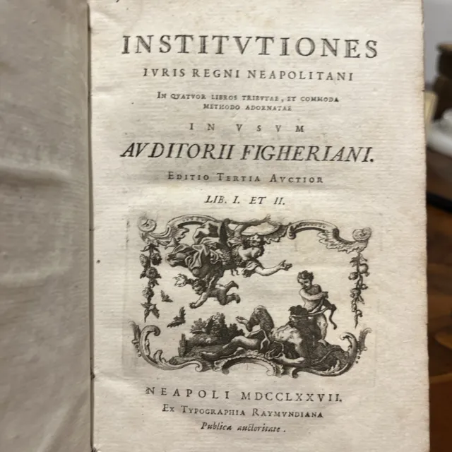 (23e) Institutiones Iuris Regni Neapolitani 2vol - 1776