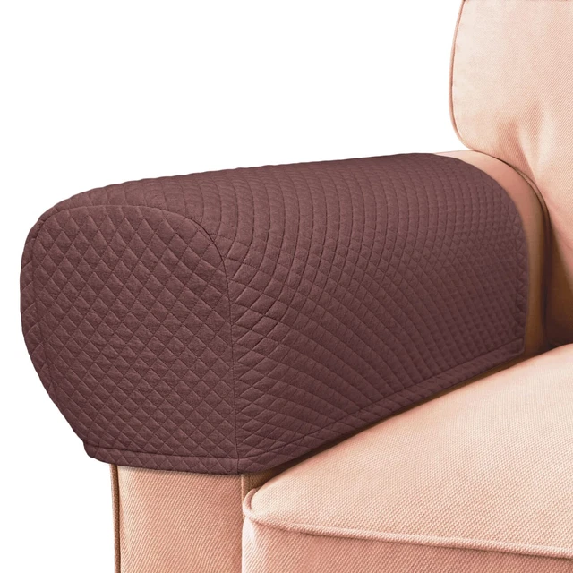 Stretch Couch Arm Covers, Breathable Armrest Covers for Sofas and Chai...