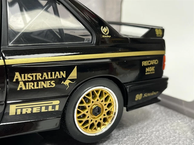 BMW E30 M3 Solido 90th Ann Édition Limitée 2022 Noir 1:18 Solido 1801517 5