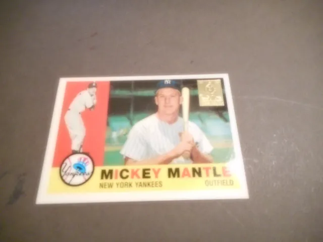 Mickey Mantle 1996 Topps 1960 Commemorative #10 New York Yankees