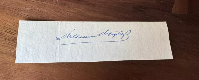 Chicago Cubs Owner WILLIAM WRIGLEY JR Autograph 1900s