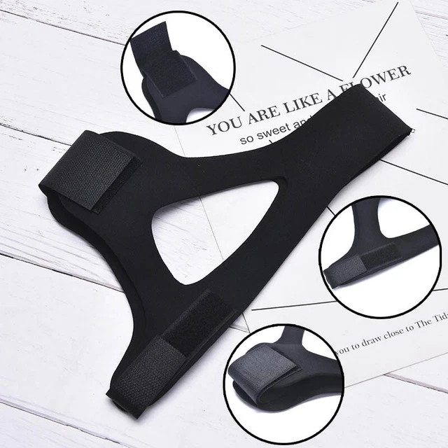 Cintura antirussamento cinghia triangolare mento cinghie di supporto sonno aiuto notturno TooI4 F3
