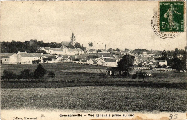 CPA GOUSSAINVILLE - Vue générale prise au sud (519550)