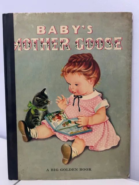 Baby's Mother Goose - A Big Golden Book (1963) - GOOD