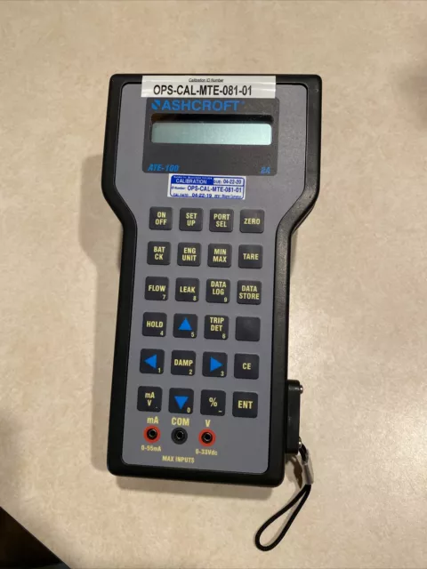 Ashcroft ATE-100 Handheld Calibrator With System Protection Modules